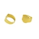 thumbnail image 2 of 10 Uds. Base de almohadilla de anillo de ajustable Retro ajuste de bisel de cabujón de cobre en blanco Oro Jinwen Los espacios en blanco de timbre, 2 of 8
