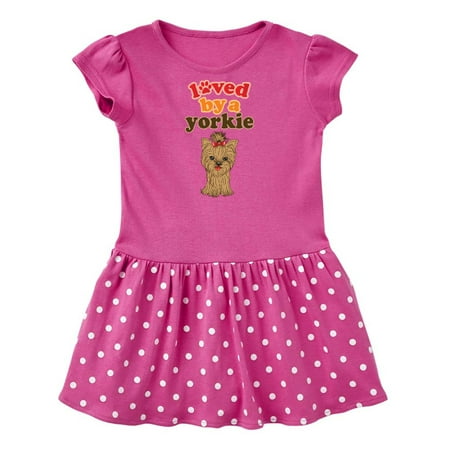 

Inktastic Yorkshire Terrier Dog Yorkie Gift Baby Girl Dress