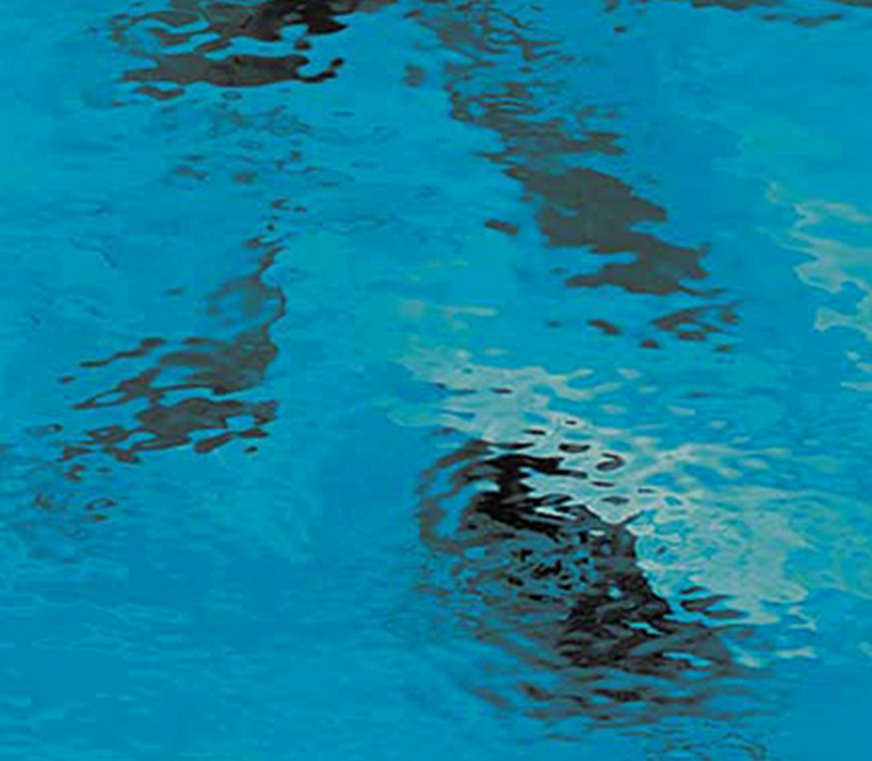 OCEANSIDE STAINED/FUSING GLASS SHEETS DEEP AQUA WATERGLASS FUSIBLE