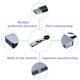 thumbnail image 5 of 2013U3 4-en-1 USB Hub Splitter Multipuerto USB 3.0 Adaptador a USB3.0 * 4 Extensión USB portátil con Eccomum Gris, 5 of 7
