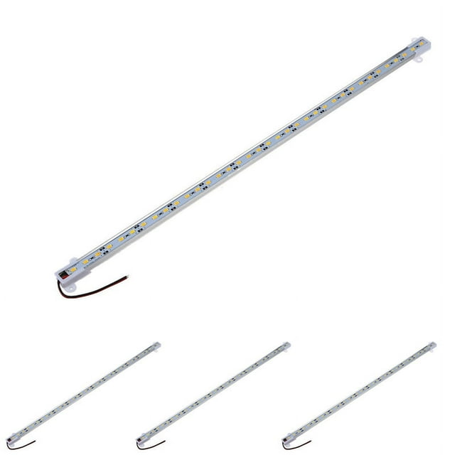 4 Piezas Blanco Caliente de Aluminio Tira Bar de Luz 50CM 5630 SMD 36 LED