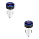 thumbnail image 4 of Sidaley de pantalla de dígitos para teléfono móvil de coche, medidor de voltaje, adaptador de carga USB portátil para accesorios Blanco negro 2piezas, 4 of 6