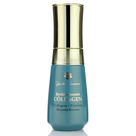 Youth Incarna Firming Collagen Serum. 1.5 FL Oz. Anti-aging serum with Hyaluronic Acid, Tiger Grass, Rose, and Collagen helps moisturize and brighten skin.