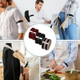 thumbnail image 2 of Sleeve Garters 6Pcs (3Pairs) Unisex Elastic Armband Anti-Slip Sleeve Holders Adjustable Arm Shirt Garters (6 Colors), 2 of 6