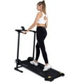 thumbnail image 3 of Manual Treadmill, Non Electric Treadmill with 10° Incline, Compact Foldable Treadmill Exercise Machine Fitness Exercise Equipment for Apartment Home Walking Jogging Running Cardio Training, 3 of 7