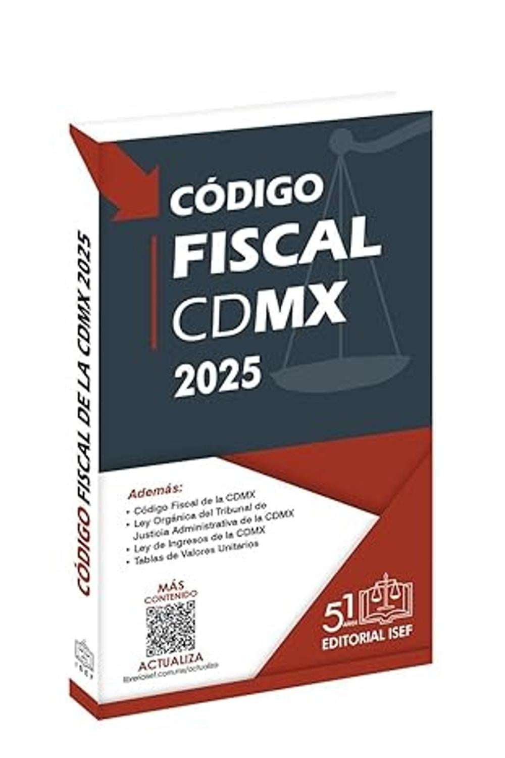 Libro Codigo Fiscal De La Ciudad De Mexico Economico 2025 Tapa Blanda ...