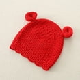 thumbnail image 4 of Otqutp Baby Boys Girls Knitted Romper Cotton Long Sleeve Sweater Clothes 0-18 Months Baby Jumpsuit Bear Ear Hat Knitted Xmas Romper Set(Yellow,6-9 Months), 4 of 4