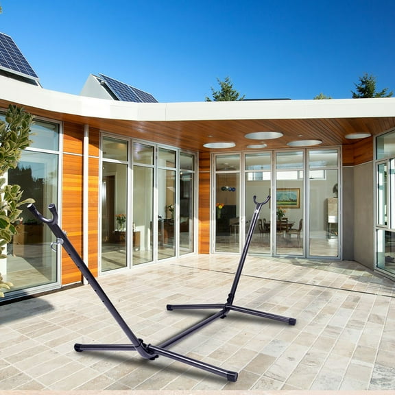 iTopRoad Space Saving Steel Hammock Stand 9' Outdoor Patio Portable With Carry Case