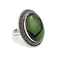 thumbnail image 2 of Unique Fashion Designer Ring for Women Men 925 Sterling Silver Genuine Ethnic Boho Handmade Jewelry Turquoise FINE Natural Tibetan Gemstone Ring US Ring Size 8, 2 of 5