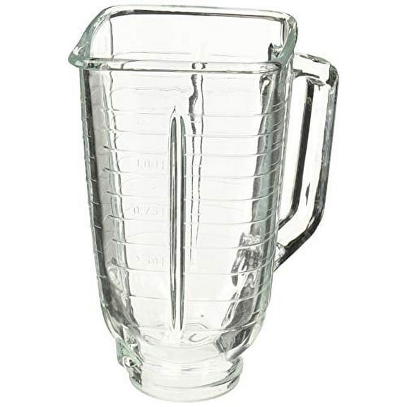 5 Cup Square Top Glass Blender Replacement Jar for Oster & Osterizer