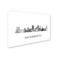 thumbnail image 3 of Sacramento California Skyline WB-BW' Canvas Art by Marlene Watson, 3 of 4