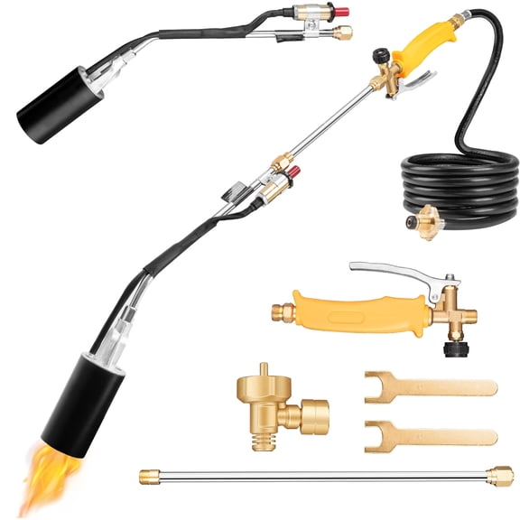 Weed Burner Torch for Farm, 10FT ,High Output Flamethrower for Weeding