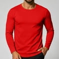 thumbnail image 4 of Mens Long Sleeve Shirts for Sports Gym Slim Fit Crew Neck Stretchy Quick Dry Base Layer Casual Workout T-Shirts, 4 of 8