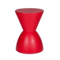 thumbnail image 1 of Mesa auxiliar Benzara Hillary roja 30x30x43 cm para interiores y exteriores, 1 of 5