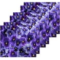 thumbnail image 3 of GZHJMY 12x12Inx6 Sets) Reusable Soft Face Towel,Kitchen Hand Towel Bathroom Absorbent Towel,Gym Hotel Spa-Purple Viola Flowers, 3 of 7
