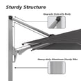 thumbnail image 6 of MOALCOFER 10FT Cantilever Patio Umbrella with Windroof for Garden & Patio, 6 of 9