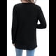 thumbnail image 4 of Cárdigan Informal para Mujer, Cárdigan de Punto Suave, Suéter con Abertura Frontal y Larga. Negro S, 4 of 8