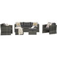 thumbnail image 5 of Superjoe 7 Pcs Outdoor Wicker Patio Furniture Set Patio Sectional Sofa Conversation Seat with Dark Grey Thick Cushions, 5 of 8