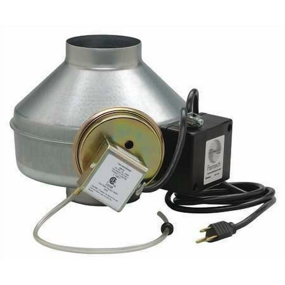 Dryer Booster Duct Fan,115V,9-3/4 Dia.