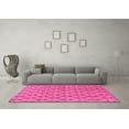 thumbnail image 3 of Ahgly Company Indoor Rectangle Abstract Pink Modern Area Rugs, 7' x 10', 3 of 4