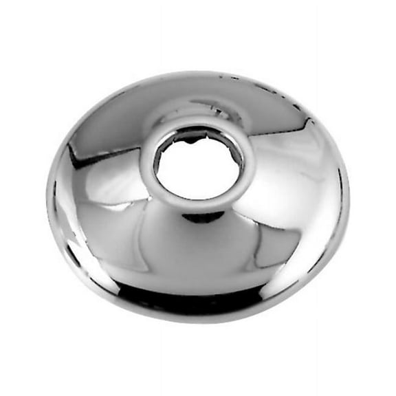 Westbrass D128-07 .63 in. OD Low Pattern Sure Grip Flange - Satin Nickel