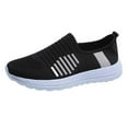 thumbnail image 1 of asdoklhq Womens Casual Shoes, Ladies Stretch Cloth Large Size Women's Casual Sports Weaving Shoes, 1 of 9