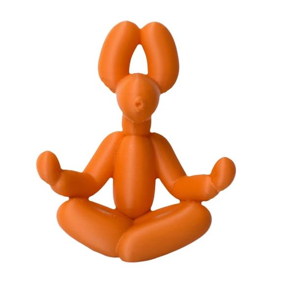 DVKOVI Balloon Dog Statue In Meditation Pose Cute Preppy Room Ornament for Shelf Desk Vanity Entryway Figurine One Size