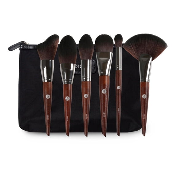 Brown Face Essentials Brush Set