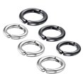 thumbnail image 4 of unbranded 6Ud Clips Para Oreja Unisex De De Negro Con Estilizado Y Resistente, 4 of 8