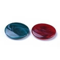 thumbnail image 2 of 20pcs Acrylic Beads Imitation Gemstone style Flat Round Mixed color 32x6mm Hole: 1.6mm, 2 of 2