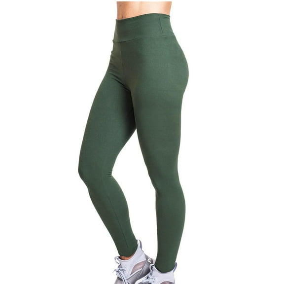 Cuhas Womens Fashion Cargo Pants Women Solid Color High Waist Stretch Strethcy Fitness Leggings Yoga Plus Size Womens Pants Green 2X