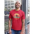 thumbnail image 2 of California Bear With Gradient Sun Background, Medium Front Graphic Men T-Shirt, Male XX-Large, 2 of 4