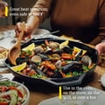 thumbnail image 4 of Lodge Chef Collection 14” Seasoned Cast Iron Skillet, Black, 4 of 7