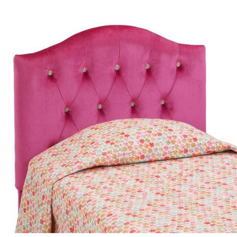 girls pink headboard