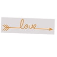 thumbnail image 5 of Etiqueta Engomada de Del Amor PVC Vinilo Adhesivo Mural de Cartel Papel Tapiz para Dormitorio Sala naranja, 5 of 5
