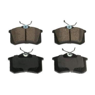 Brake Pad Set Compatible with 1997-2006 Audi A4 2010-2012 A3 6Cyl 4Cyl 3.0L 1.8L 2.0L Rear