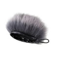 thumbnail image 4 of Micrófono Wantshield Windshield Cover Herramienta de micrófono de video Portable Muffón de viento de piel Artificial Muffone Muff para H1N, 4 of 9