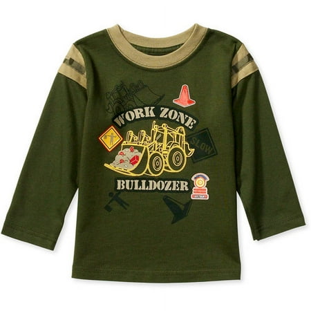 B24m Green Ls Screenprint Tee