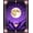 Purple Gold, Pattern 3, variant on ODIKA Witchy Mystical Eight Fog Stars Moons Irregular Shaped Made Optical Non-Slip Low Profile for Hallway, Study Room, Playroom
