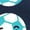 NAVY, variant on Instant Message - Soccer Emojis Toddler Short Sleeve Graphic T-Shirt