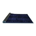 thumbnail image 2 of Ahgly Company Indoor Square Abstract Blue Modern Area Rugs, 7' Square, 2 of 4
