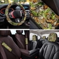 thumbnail image 4 of Binienty Hunting Camo Forest Car Seat Covers Full Set with Automotive Armrest Cover Non-slip Vehicle Seat Belt Shoulder Strap Covers Headrest Covers Coasters 14 Pieces Auto Interior Decor Set​, 4 of 7