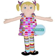 Creative Cuts Fabric Rag Doll Panel Kit - Dots and Stripes