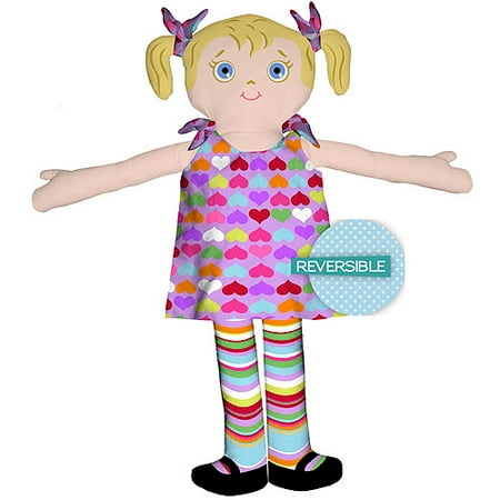Creative Cuts Fabric Rag Doll Panel Kit - Dots and Stripes
