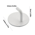 thumbnail image 3 of heyuf Under $10, Wall Hooks for Coat Medium Designer Hooks, Damage Free Hanging Wall Hooks with Adhesive Strips, Adhesive Hooks, 3 of 6