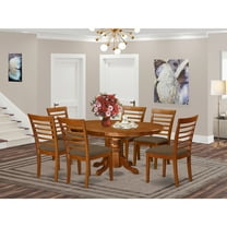 Rustic Dinette Set - Oval Table with Leaf & Chairs - Kitchen Dining Room Set