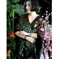 thumbnail image 4 of WeHello-Women's Coverups Burnt-out Velvet Cardigan Casual Outfit Long Cover Up Velvet Kimono（JYPF-27）, 4 of 7