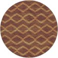 thumbnail image 2 of Addison Rugs Dream Shag Premium Machine Washable Transitional Tribal, Diamond Canyon Round Rug, 8' x 8', 2 of 8