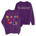 thumbnail image 2 of Clearance Items Black Sweatshirt Women Sweatshirt Women Verse Pullover God Is Within Her Long Sleeve Inspirational Blouse Top, 2 of 6