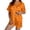 Z48-Multicolour, variant on Cute Halloween Satin Pajamas Set for Women Satin Relaxed Lightweight Pumpkin Ghost Pattern Halloween Pj Loungewear Button Down Short Sleeve Sleepwear Set
